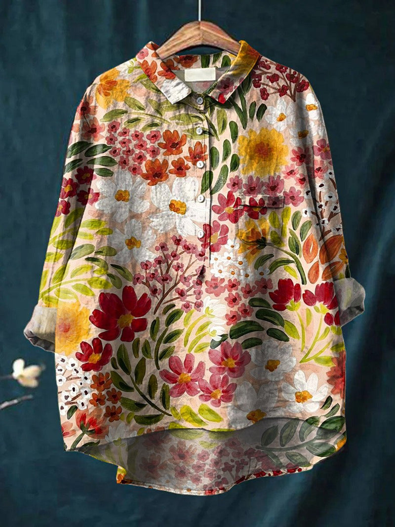 Camisa de estilo vintage atemporal