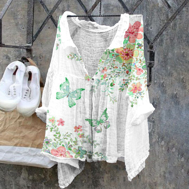 Camisa de estilo vintage atemporal