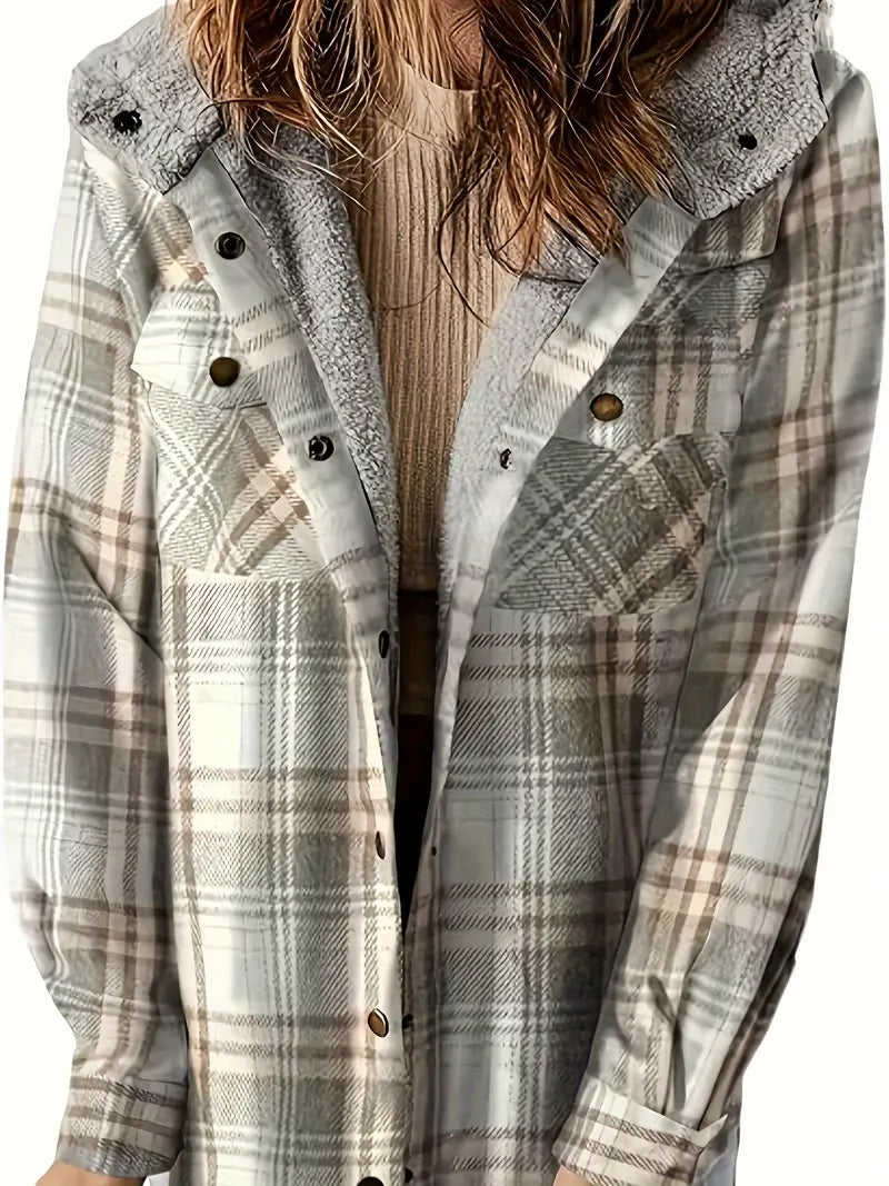 CM | Chaqueta cálida con capucha y cremallera