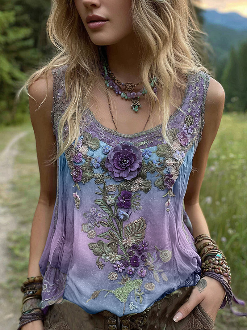 Top de estilo vintage atemporal
