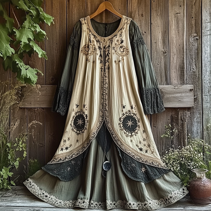 Vestido de estilo vintage atemporal