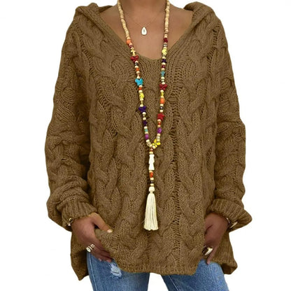 CM | Jersey con capucha y cuello en V