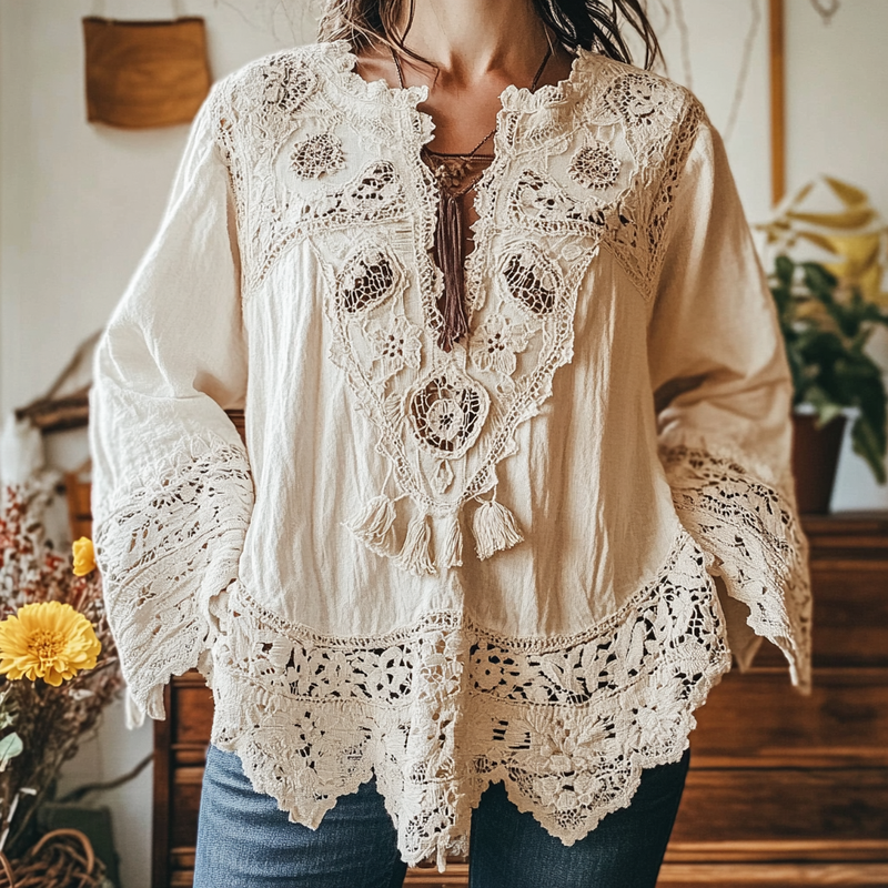 Camisa de diseño cuidado