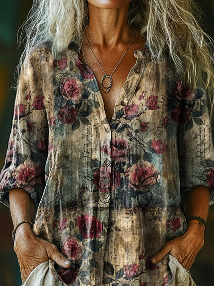 Camisa bellamente confeccionado