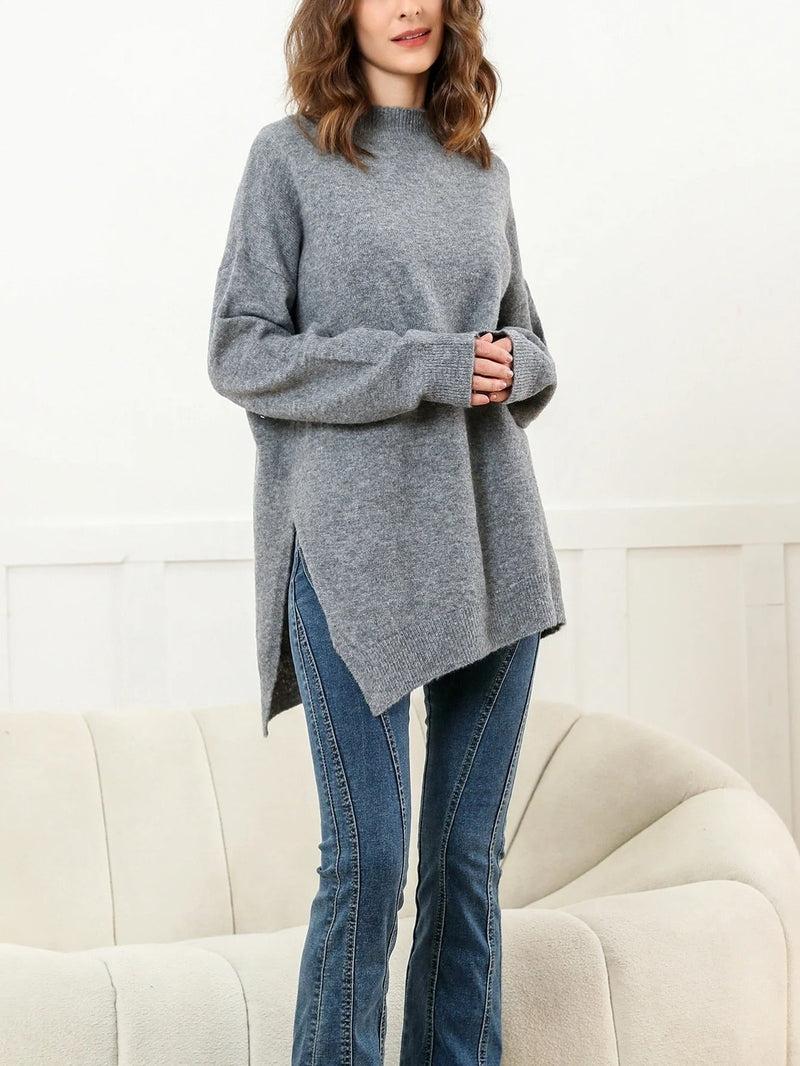 CM | Elegante jersey con aberturas laterales