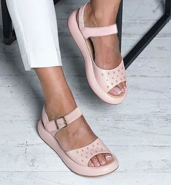 KL | Sandalias abiertas con tira ajustable