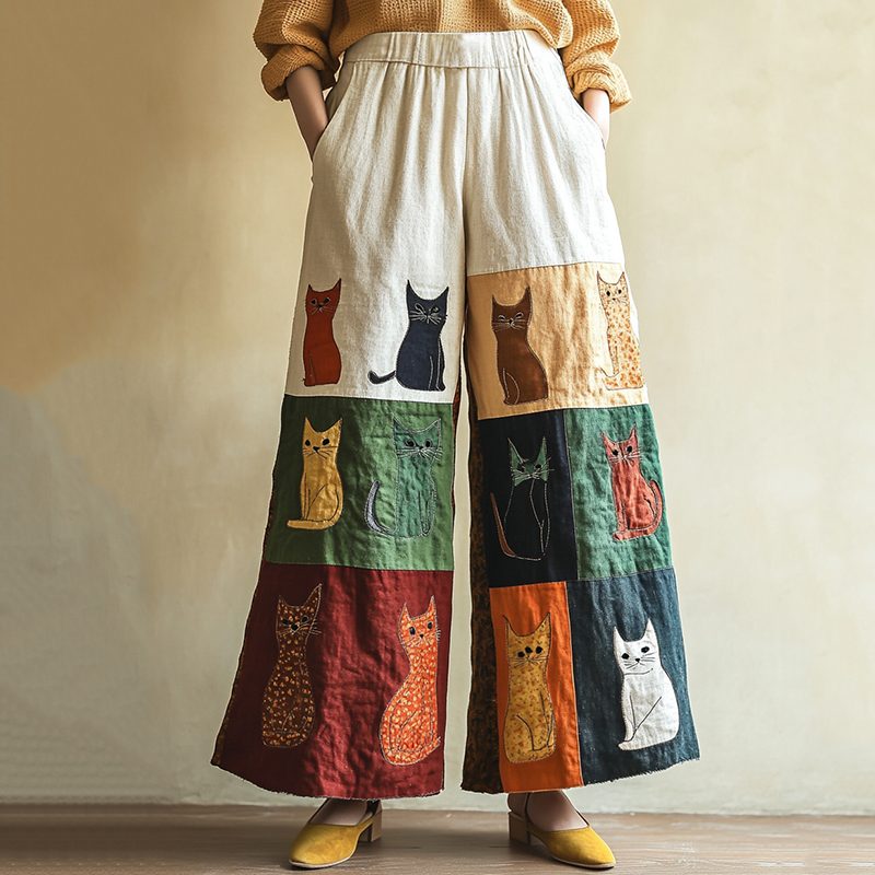 Pantalones de inspiración vintage
