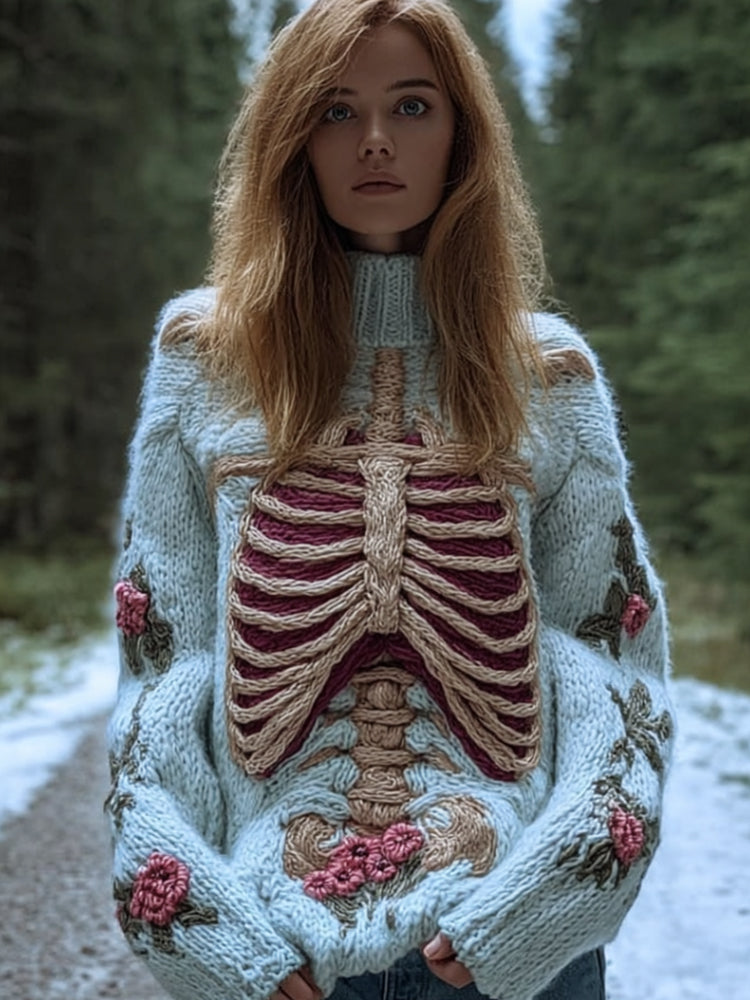 Suéter de inspiración vintage