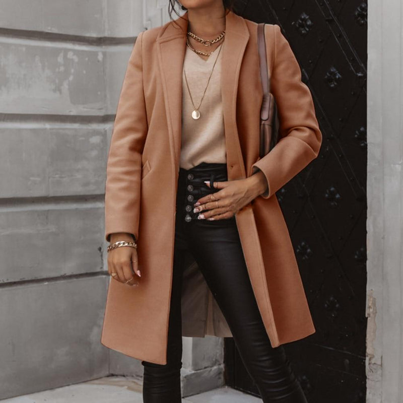 CM | Chaqueta larga de cachemira