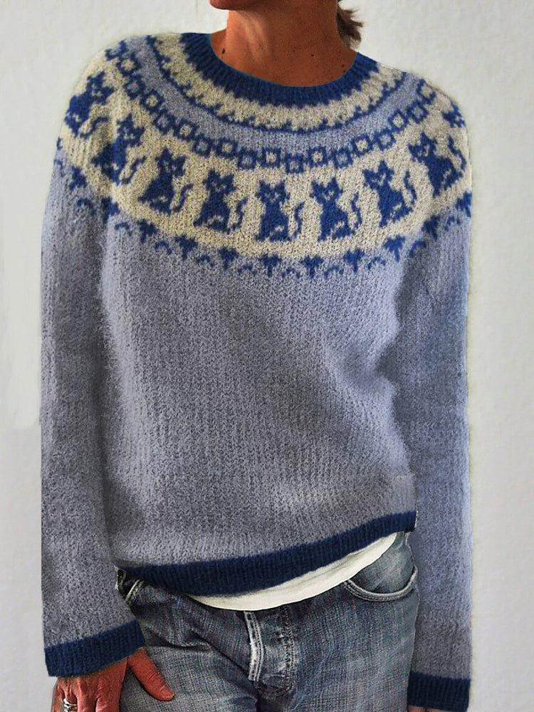 Suéter de estilo vintage atemporal