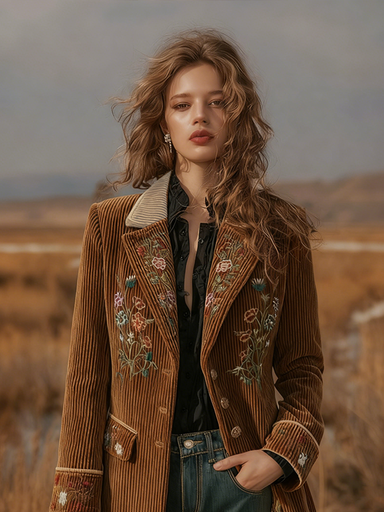 Abrigo de inspiración vintage