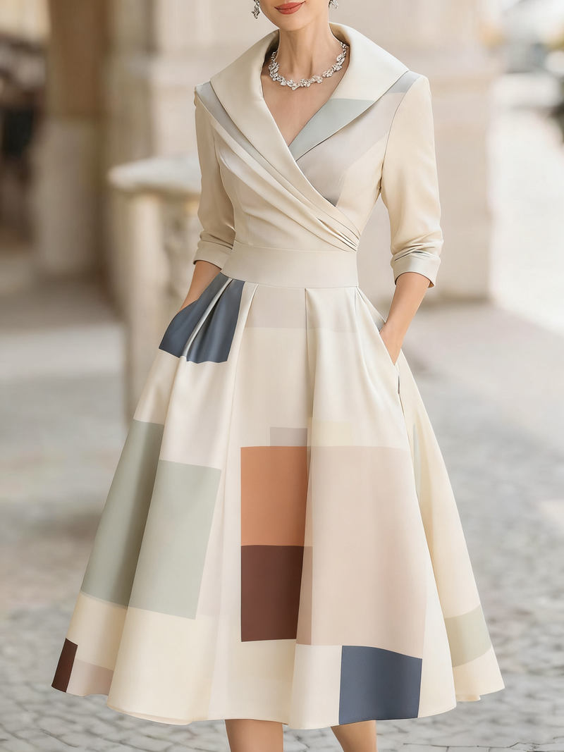 Vestido de estilo vintage atemporal