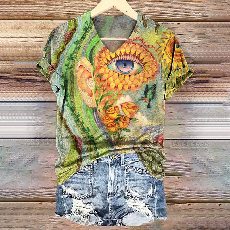 Camiseta de inspiración vintage