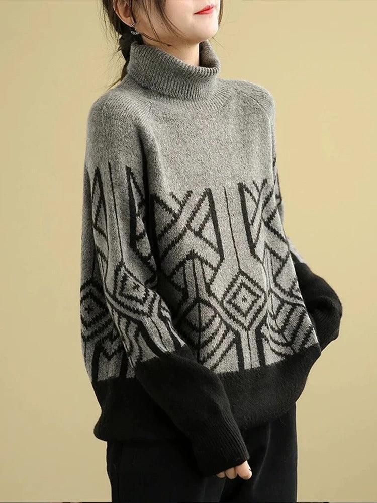 CM | MW - Jersey de punto con cuello alto