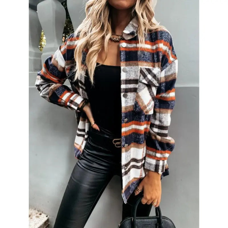 CM | Chaqueta de cuadros de transición para el otoño