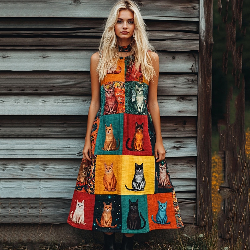 Vestido de inspiración vintage