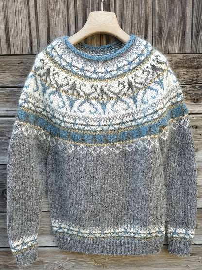 Suéter de inspiración vintage