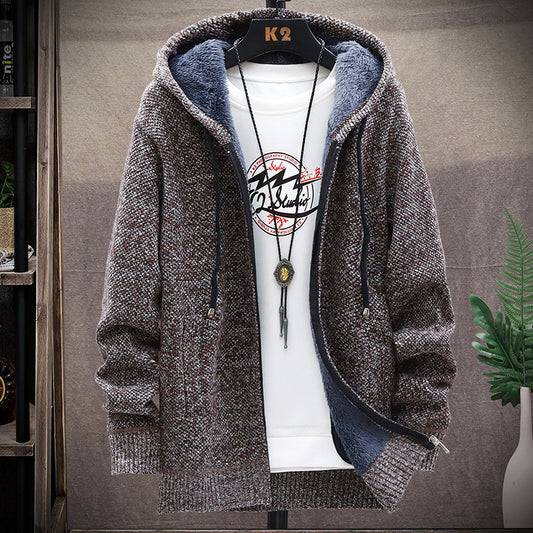 Men's Vintage Knitted Pattern Cardigan Sweater elevenforest
