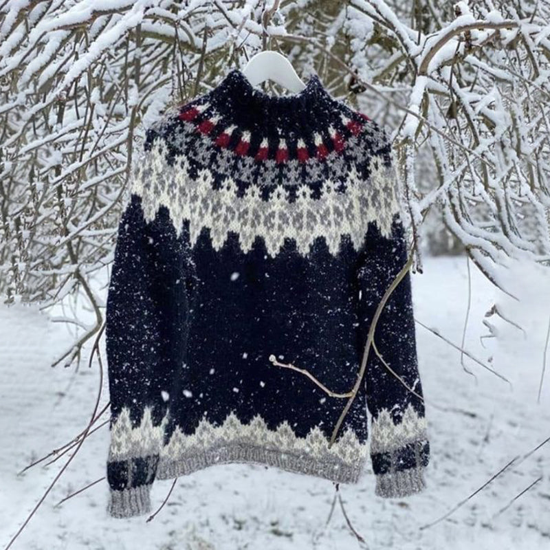 Suéter de estilo vintage atemporal