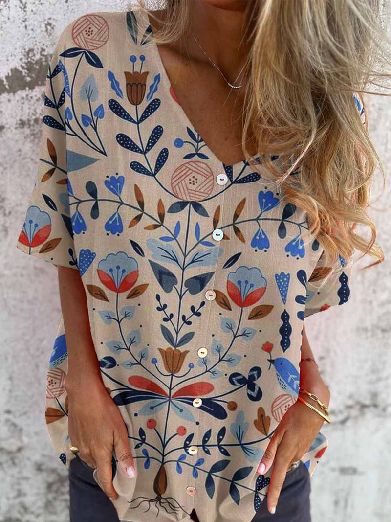 Camisa de inspiración vintage