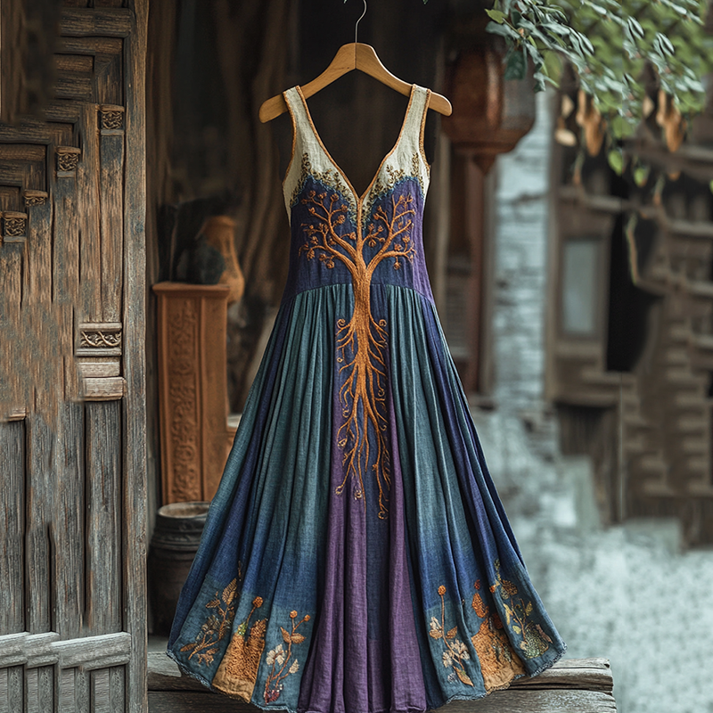Vestido de estilo vintage atemporal