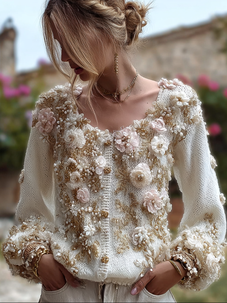 Suéter de inspiración vintage