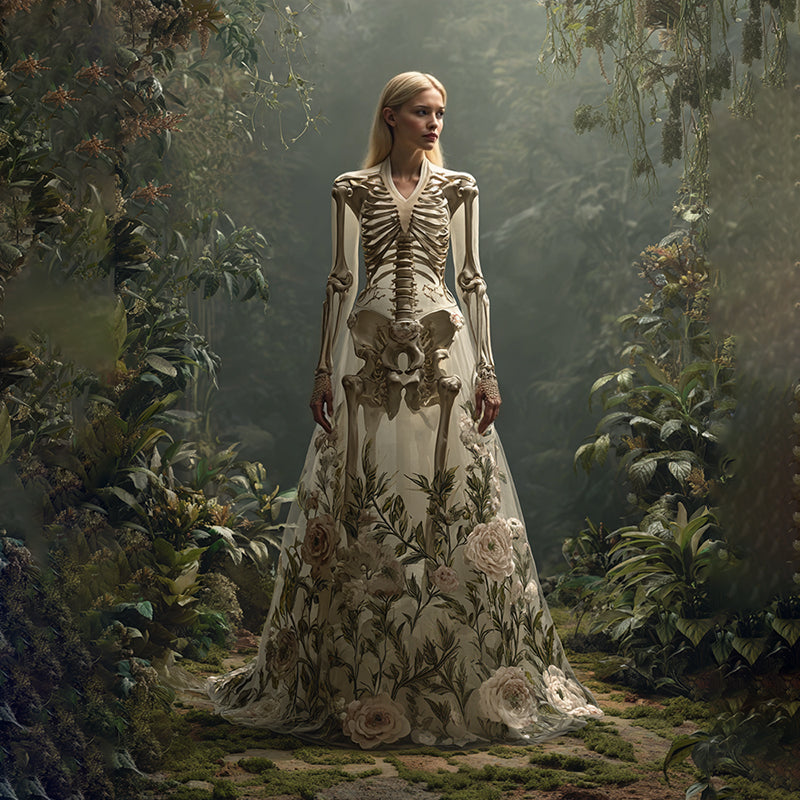 Vestido de diseño cuidado