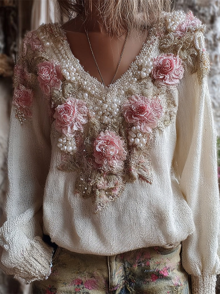 Suéter de inspiración vintage