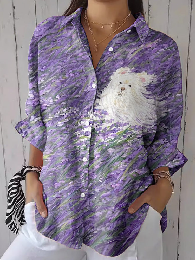 Camisa de diseño cuidado