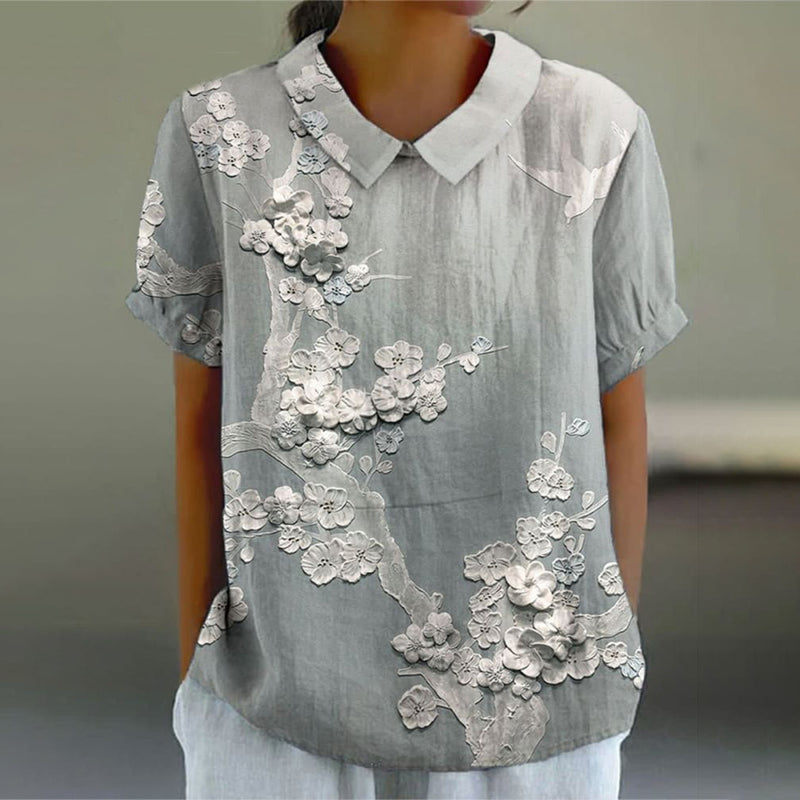 Camisa de estilo vintage atemporal