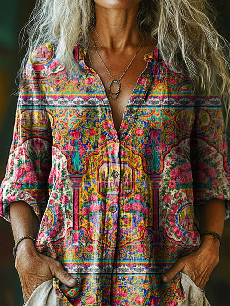 Camisa de diseño cuidado