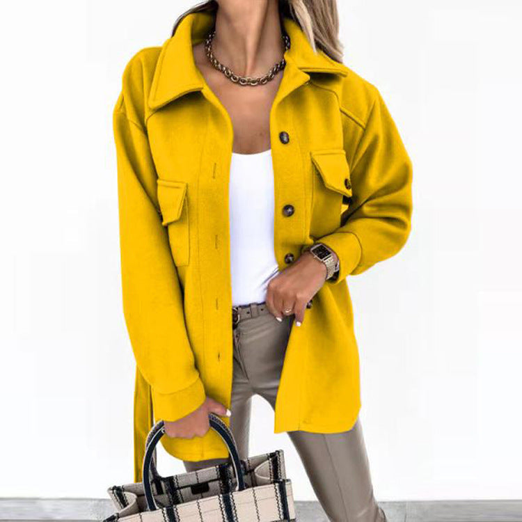 CM | elegante chaqueta con botones y bolsillos