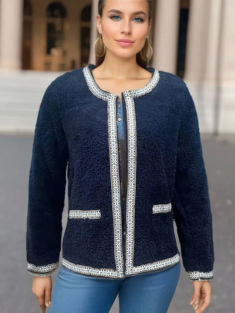 CM | Teddy blazer para mujer