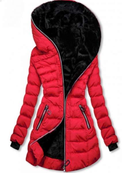 CM | Chaqueta con capucha cálida y a la moda