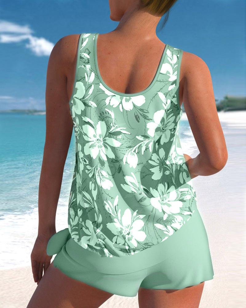 KL | Tankini con estampado floral