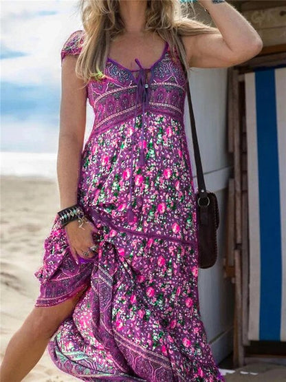 KL | Vestido maxi boho