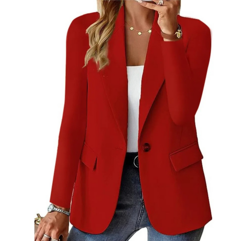 CM | Chaqueta casual de manga larga para mujer
