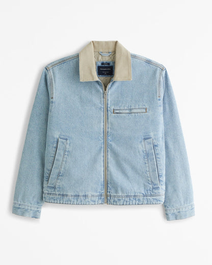 CM | Chaqueta de trabajo corta con cremallera