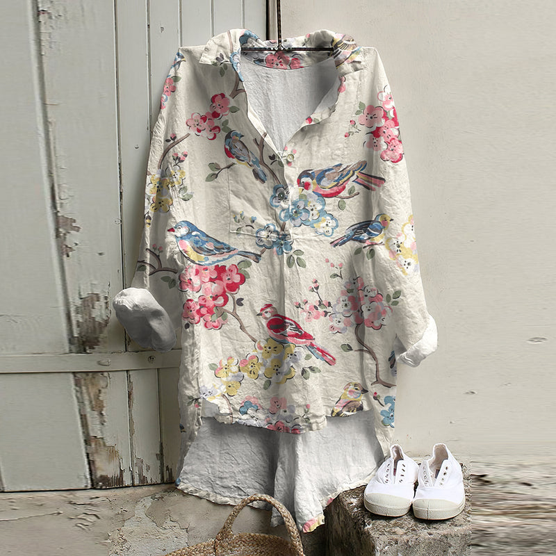Camisa de inspiración vintage