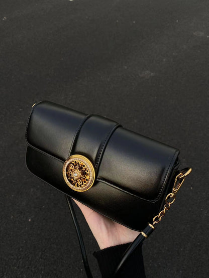 French niche lock design versatile messenger bag