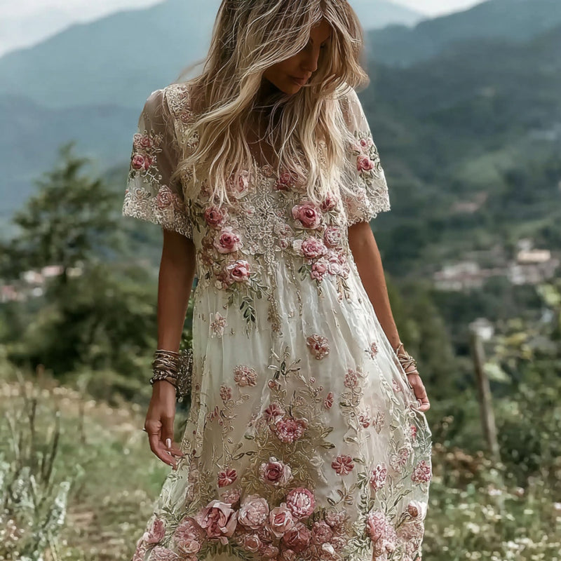 Vestido de estilo vintage atemporal