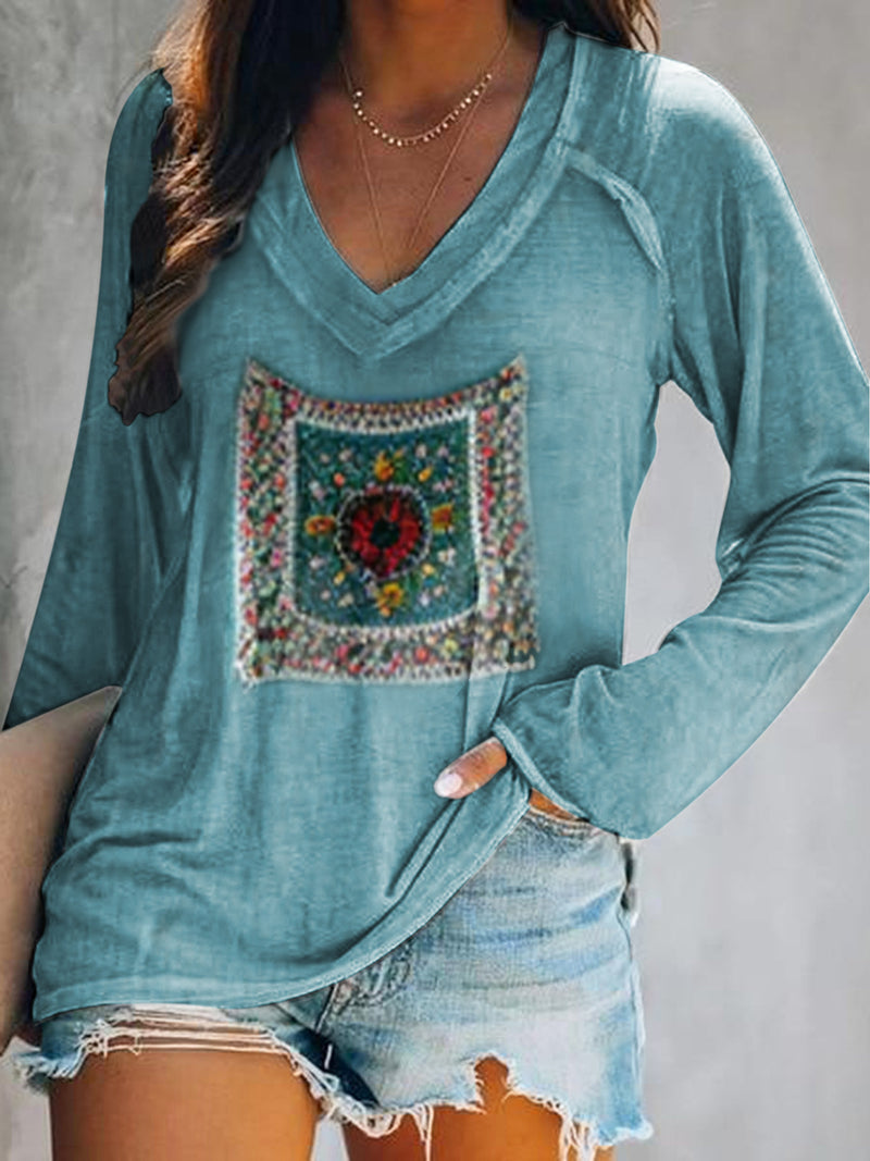 Top de estilo vintage atemporal