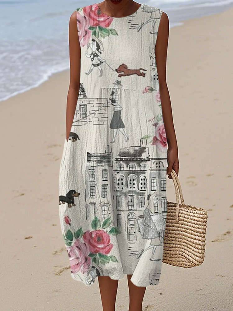 Vestido de inspiración vintage