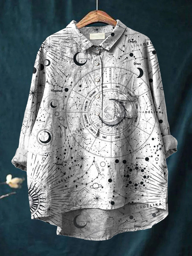 Camisa de estilo vintage atemporal