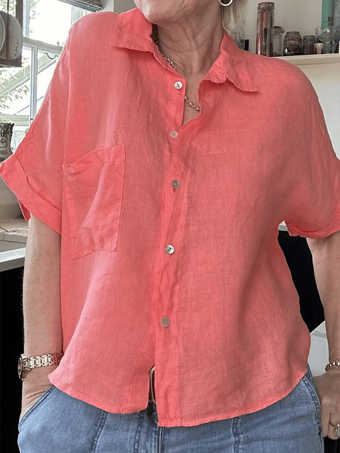 Camisa de diseño cuidado
