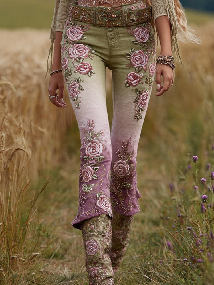 Pantalones de diseño cuidado