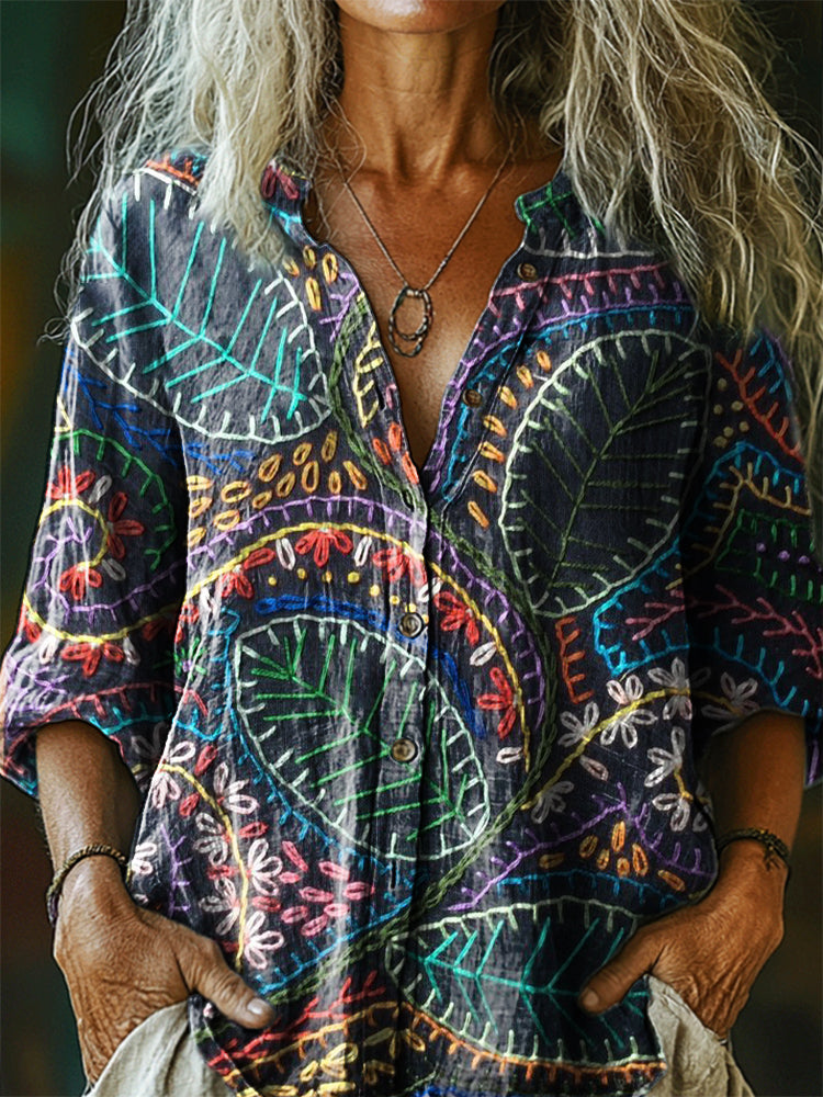 Camisa bellamente confeccionado
