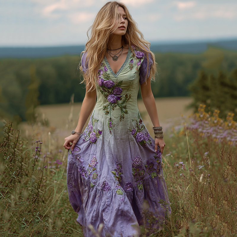 Vestido de inspiración vintage