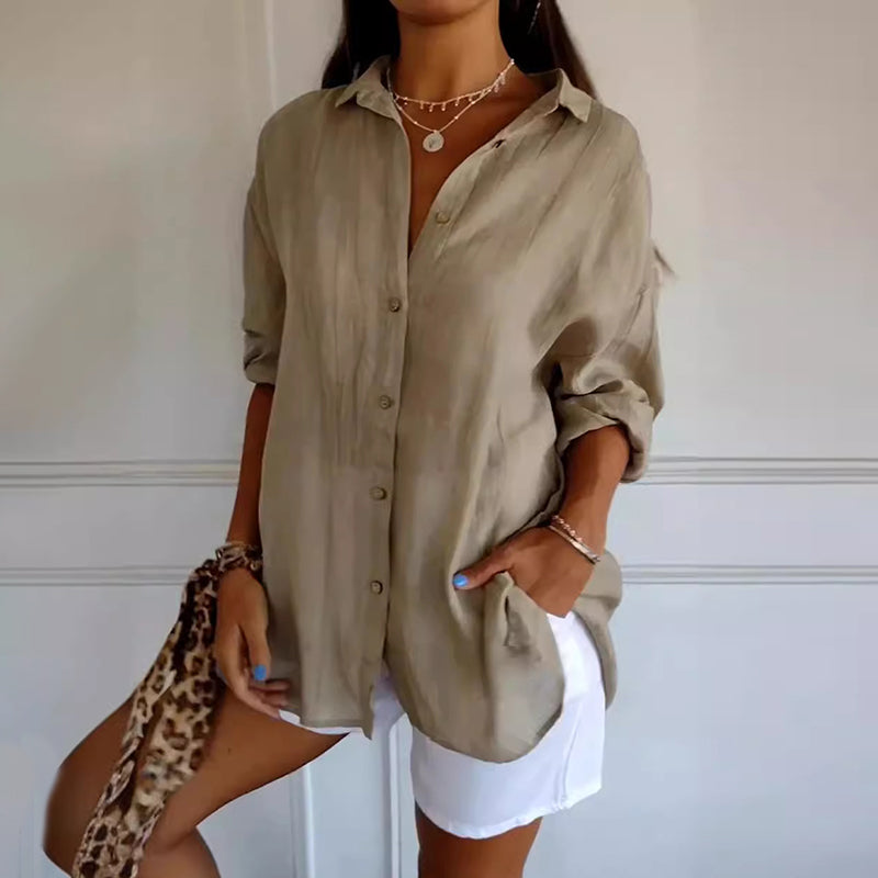 Camisa de estilo vintage atemporal