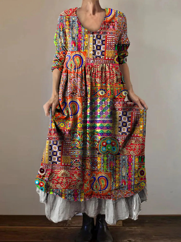 Vestido de estilo vintage atemporal